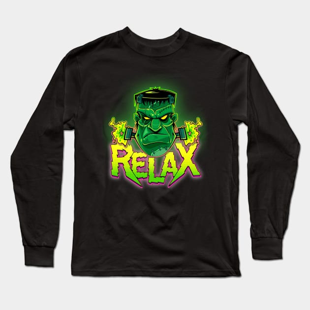 Frankenstein says... Long Sleeve T-Shirt by werecat